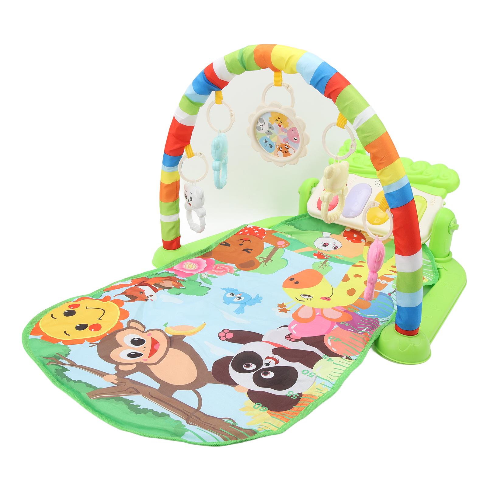 Musical Baby Gyms Play Mats Battery Powered Musical Activity Baby Play Piano Gym for Baby Newborn Toddler Infants Green
Musical Baby Gyms Play Mats Battery Powered Musical Activity Baby Play Piano Gym for Baby Newborn Toddler Infants Green