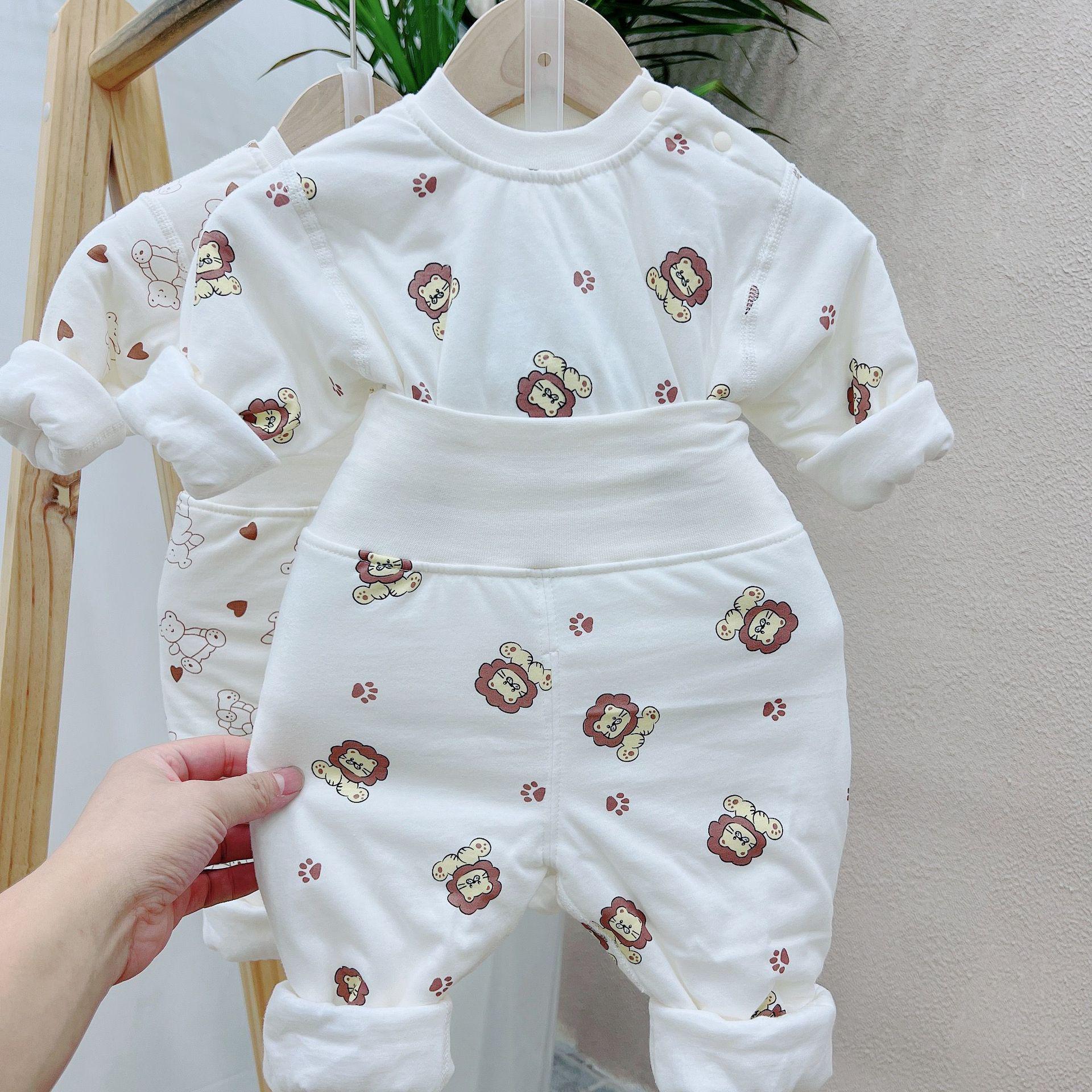 Winter Newborn & Infant Warm Clothing Set: Autum Shirt & Pants with Shoulder Snaps, High Waist, for Ages 0-3 Years (33051) 80 cm
Winter Newborn & Infant Warm Clothing Set: Autum Shirt & Pants with Shoulder Snaps, High Waist, for Ages 0-3 Years (33051) 80 cm