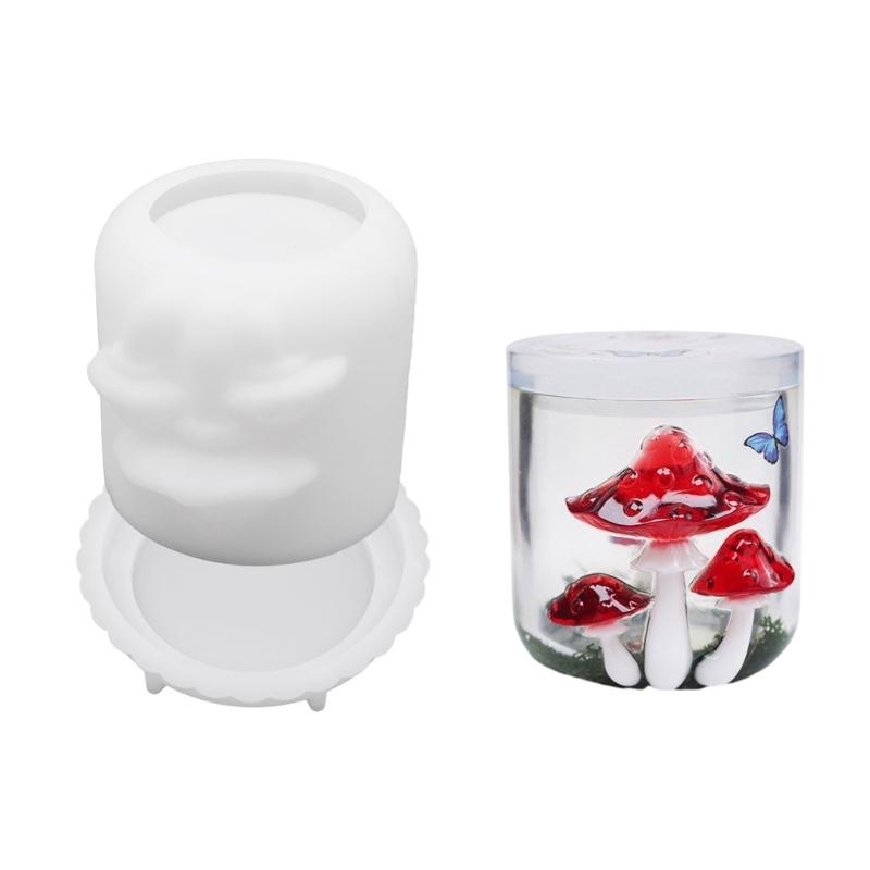 Safe Reusable Silicone Mould Mushroom Jar Crafting Tool Smooth Surfaces Easy Demolding Art Projects Supplies 1
Safe Reusable Silicone Mould Mushroom Jar Crafting Tool Smooth Surfaces Easy Demolding Art Projects Supplies 1