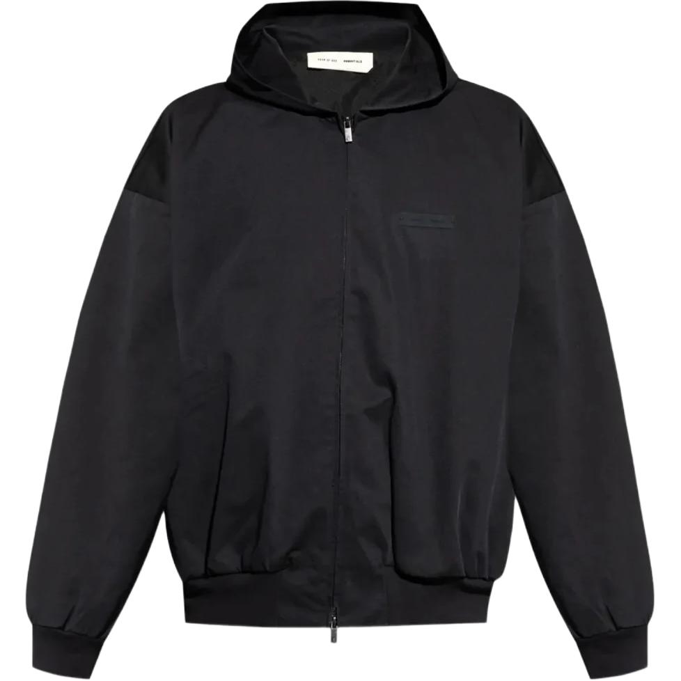 Fear of God Essentials Полиэстер Твил Бомбер Худи Джет Блэк Мужская Верхняя одежда 202SP258020F XS
Fear of God Essentials Полиэстер Твил Бомбер Худи Джет Блэк Мужская Верхняя одежда 202SP258020F XS