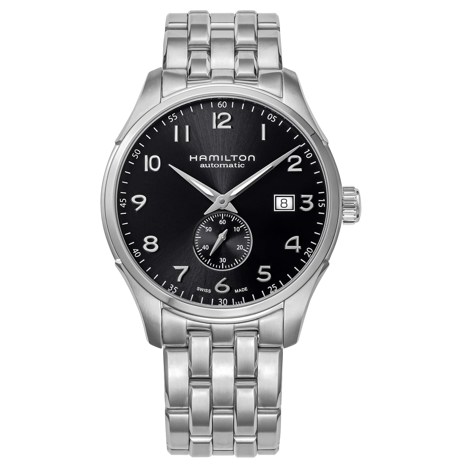 Watch Jazzmaster Maestro Small Second Auto Jazzmaster Black Dial Stainless Steel Sapphire Crystal Automatic Winding 5 ATM Water Resistant Swiss Watch
Watch Jazzmaster Maestro Small Second Auto Jazzmaster Black Dial Stainless Steel Sapphire Crystal Automatic Winding 5 ATM Water Resistant Swiss Watch