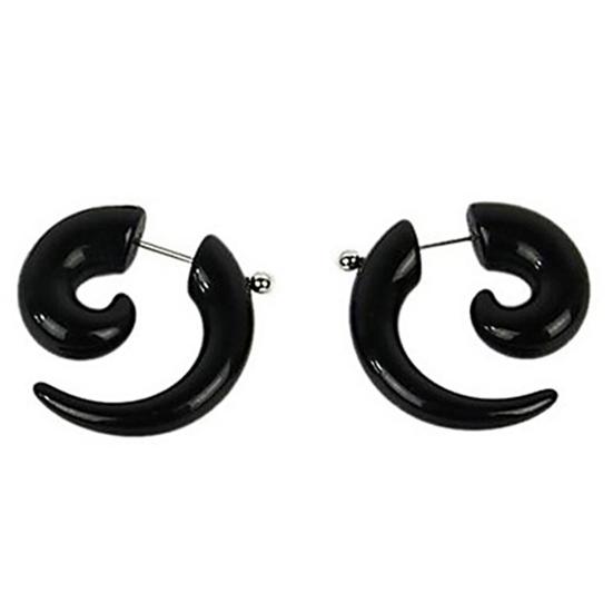 Fashion Earring Stunning Punk Rock Style Unisex Snail Pattern Ear Nail for Salon 3 mm чорний
Fashion Earring Stunning Punk Rock Style Unisex Snail Pattern Ear Nail for Salon 3 mm чорний