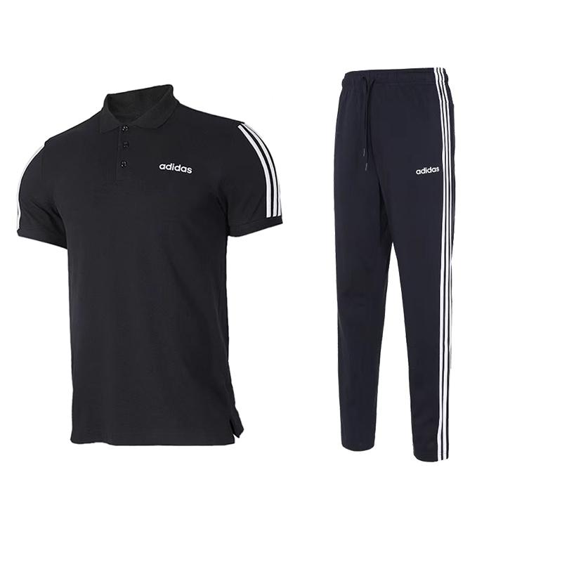 Adidas Striped Design Versatile Breathable Top And Mid-Waist Tied Long Pants Casual Sports Set Unisex Sets Black EJ0927+DU0457 2XL
Adidas Striped Design Versatile Breathable Top And Mid-Waist Tied Long Pants Casual Sports Set Unisex Sets Black EJ0927+DU0457 2XL