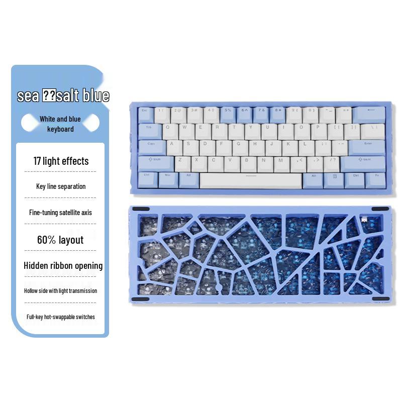 NANO Gaming Mechanical Keyboard NJ69+ (Wired, Custom Hot-swappable, Blue/White/Red Switches)
NANO Gaming Mechanical Keyboard NJ69+ (Wired, Custom Hot-swappable, Blue/White/Red Switches)