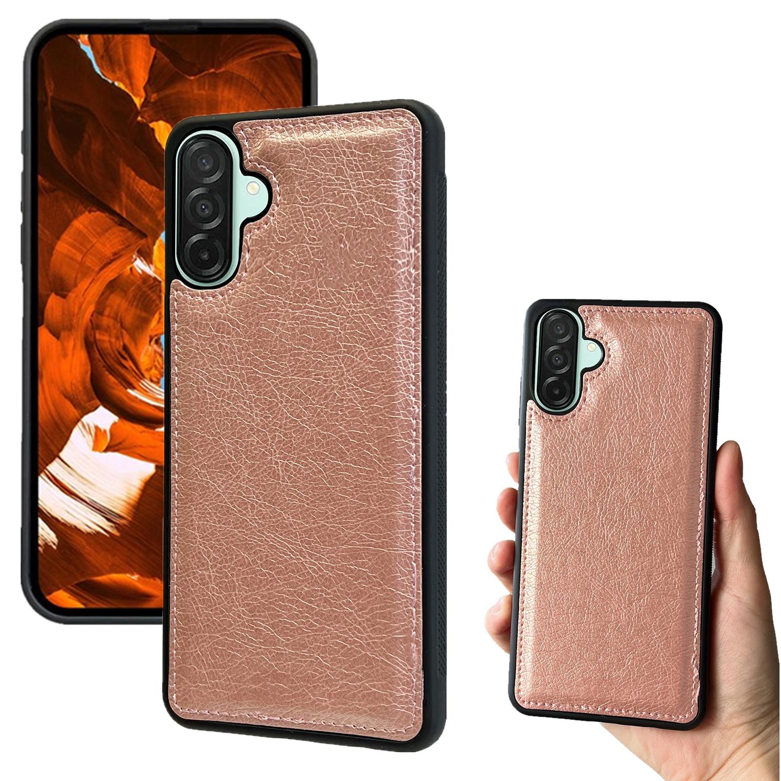For Samsung Galaxy A56 5G Case Calf Texture PU Leather Anti Fingerprint Back Phone Cover Rose Gold
For Samsung Galaxy A56 5G Case Calf Texture PU Leather Anti Fingerprint Back Phone Cover Rose Gold