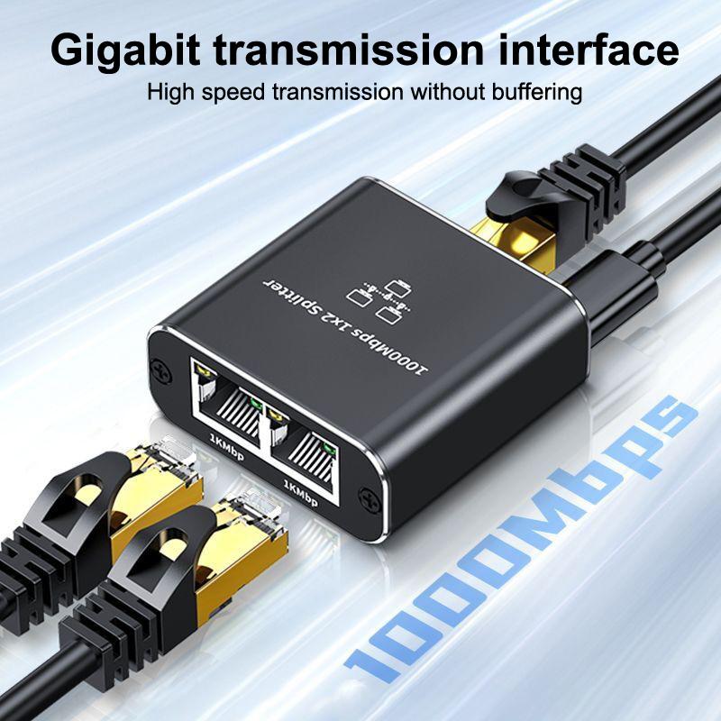 Rj45 Splitter 1000Mbps 2 Port Connector Adapter Cable Routers Ethernet Splitter Ethernet Cable Splitter Expansion Splitter
Rj45 Splitter 1000Mbps 2 Port Connector Adapter Cable Routers Ethernet Splitter Ethernet Cable Splitter Expansion Splitter