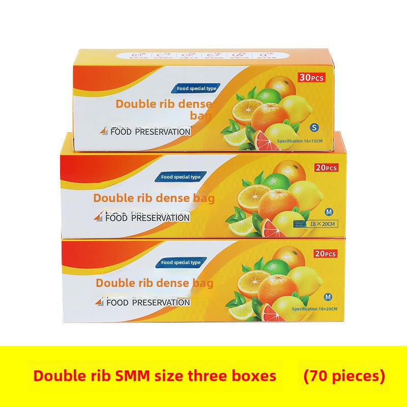 Пакеты для хранения свежих продуктов с двойными ребрами для холодильника - утолщенные для охлаждения и заморозки
Пакеты для хранения свежих продуктов с двойными ребрами для холодильника - утолщенные для охлаждения и заморозки