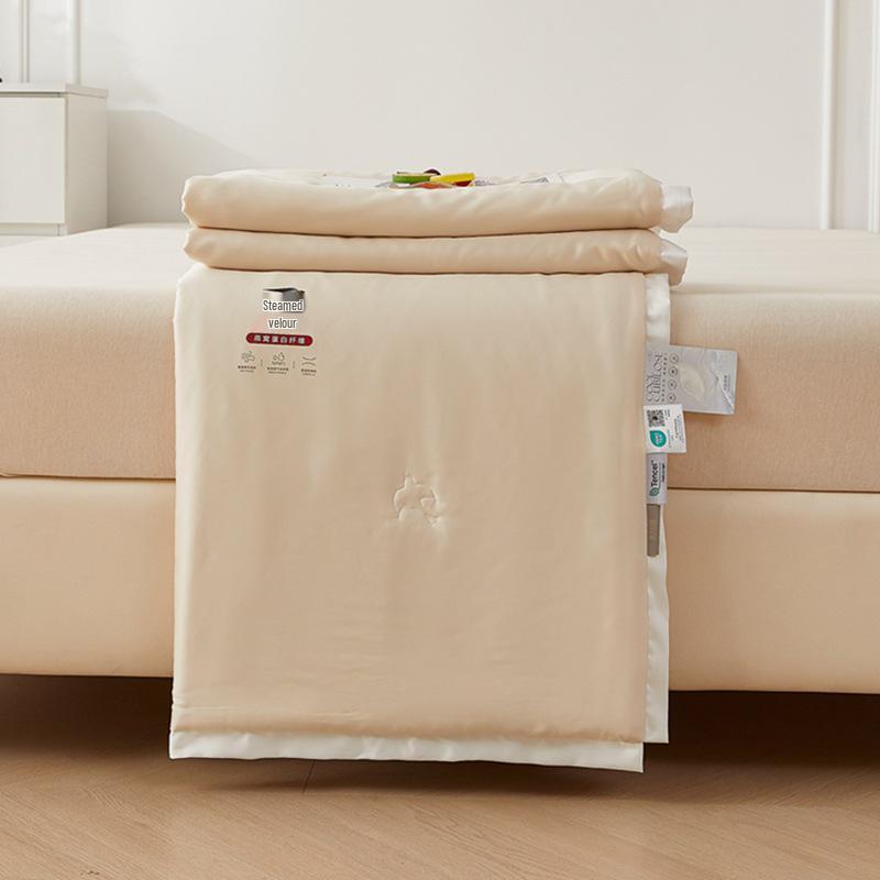 60-Count Tencel Machine Washable Lightweight Summer Quilt, Skin-Friendly, High-Grade, Plain Color, Single/Double, Luxury Air Conditioning Blanket 200*230 cm слонова кістка
60-Count Tencel Machine Washable Lightweight Summer Quilt, Skin-Friendly, High-Grade, Plain Color, Single/Double, Luxury Air Conditioning Blanket 200*230 cm слонова кістка