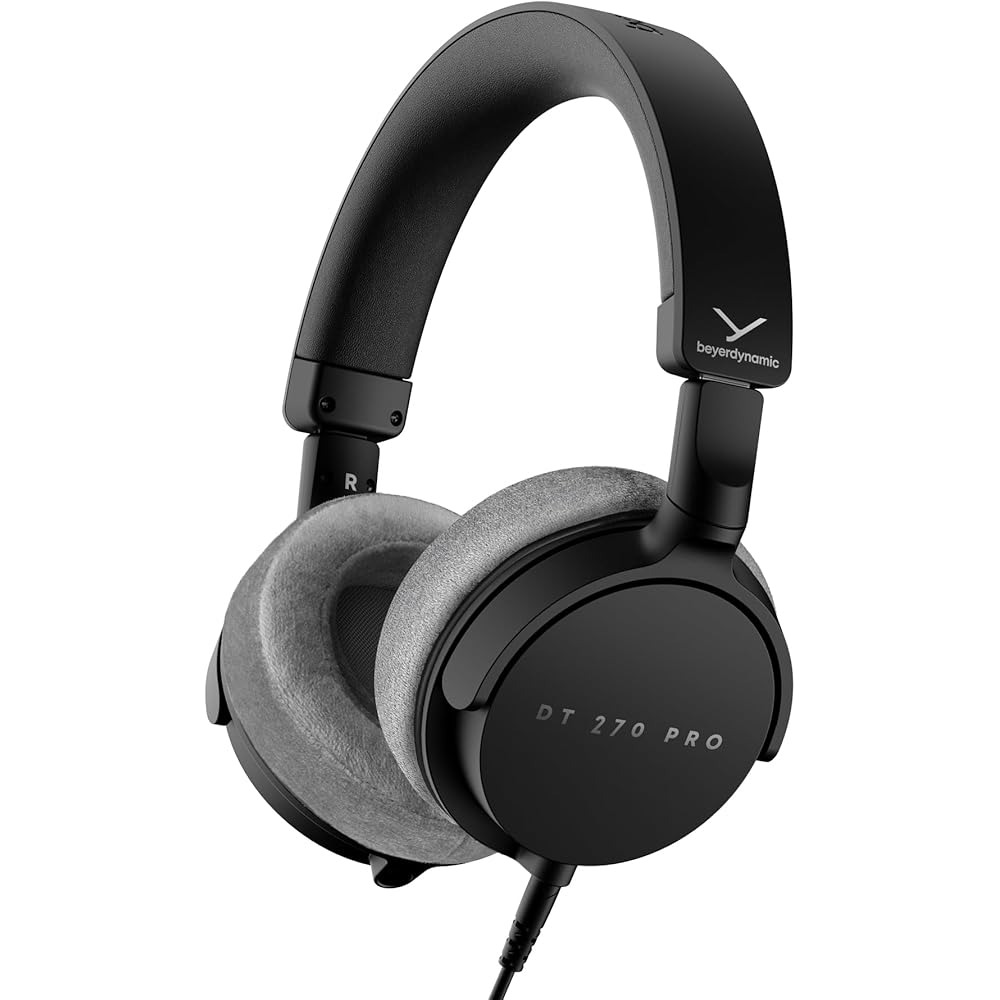 Beyerdynamic DT 270 PRO Over-Ear Monitor Headphones with USB-C Adapter Velvet Material High Isolation for DTM Recording Mixing
Beyerdynamic DT 270 PRO Over-Ear Monitor Headphones with USB-C Adapter Velvet Material High Isolation for DTM Recording Mixing
