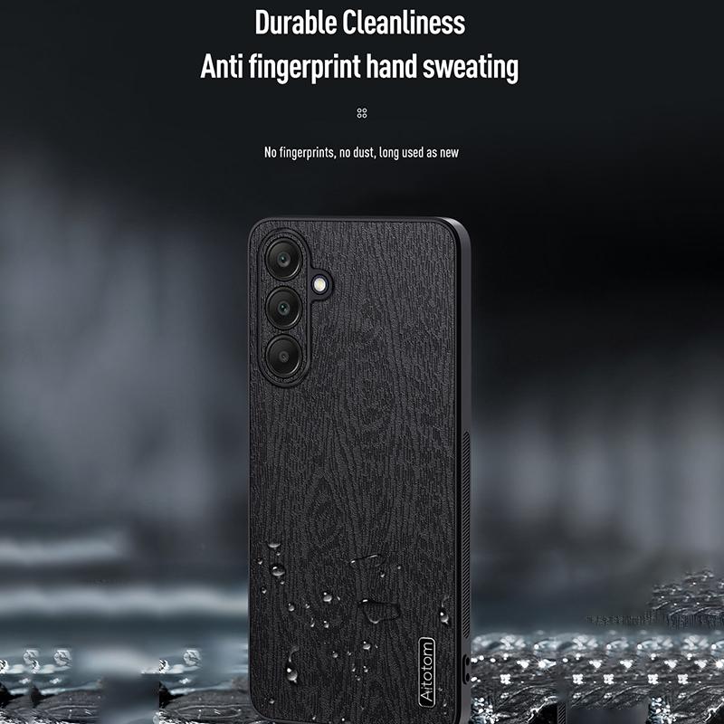 Back Shell for Samsung Galaxy A25 5G (Global) (161.0 x 76.5 x 8.3mm) Cover Wood Grain PU+PC+TPU Cell Phone Case Black
Back Shell for Samsung Galaxy A25 5G (Global) (161.0 x 76.5 x 8.3mm) Cover Wood Grain PU+PC+TPU Cell Phone Case Black