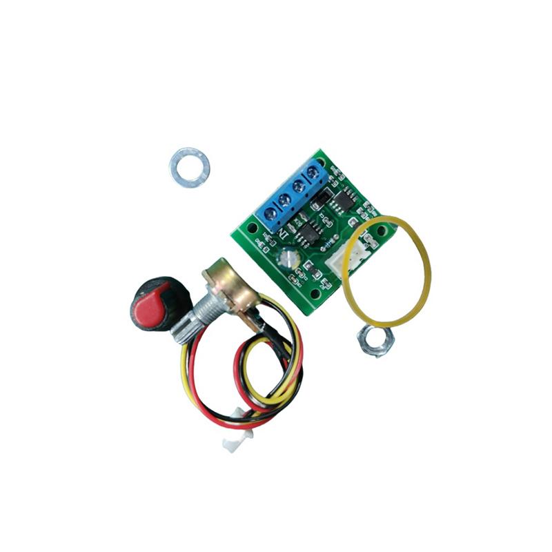 Adjustable Driver Board DC Motor Speed Controller PWM 1803BK 1.8V 3V 5V 6V 12V 2A Low Voltage Speed Regulator Control Module onesize
Adjustable Driver Board DC Motor Speed Controller PWM 1803BK 1.8V 3V 5V 6V 12V 2A Low Voltage Speed Regulator Control Module onesize