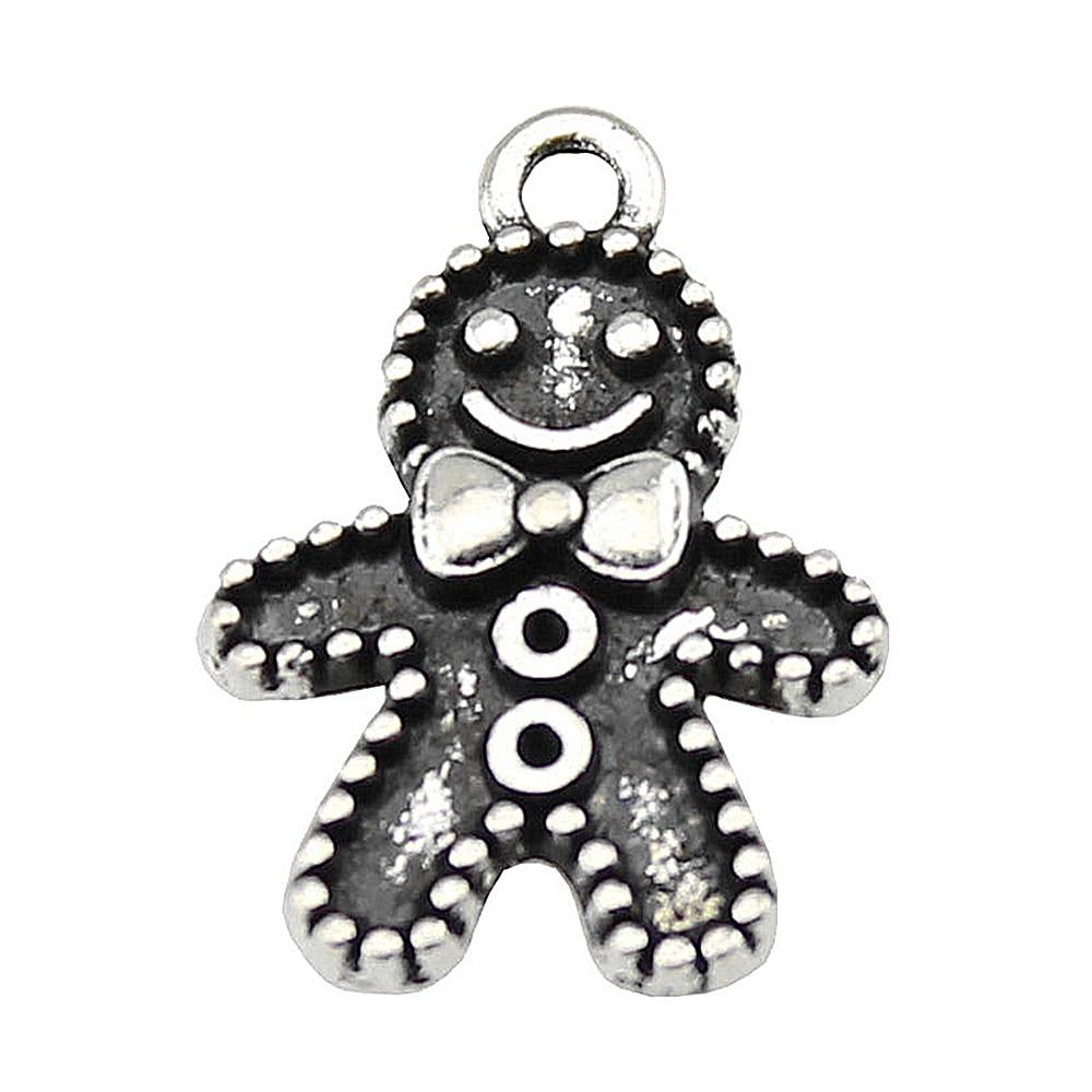 20шт. Подвески в виде пряничного человечка, античное серебро, цвет цинкового сплава, 18х12 мм.
20шт. Подвески в виде пряничного человечка, античное серебро, цвет цинкового сплава, 18х12 мм.
