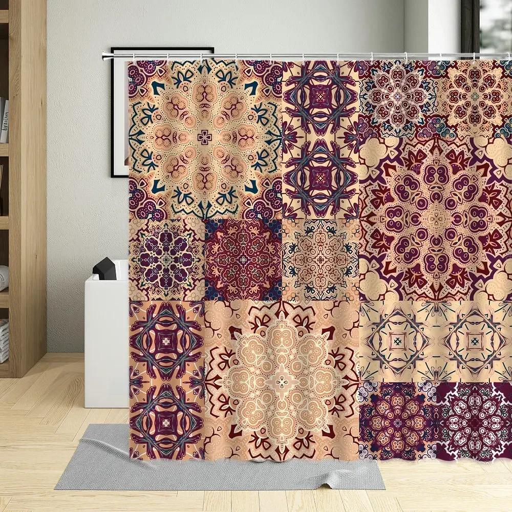 Digital Printing Bathroom Decor Colorful Bohemia Printing Waterproof Shower Curtain 3D Exotic Curtains Screen With Hooks W60H190(CM)-1 Pcs
Digital Printing Bathroom Decor Colorful Bohemia Printing Waterproof Shower Curtain 3D Exotic Curtains Screen With Hooks W60H190(CM)-1 Pcs