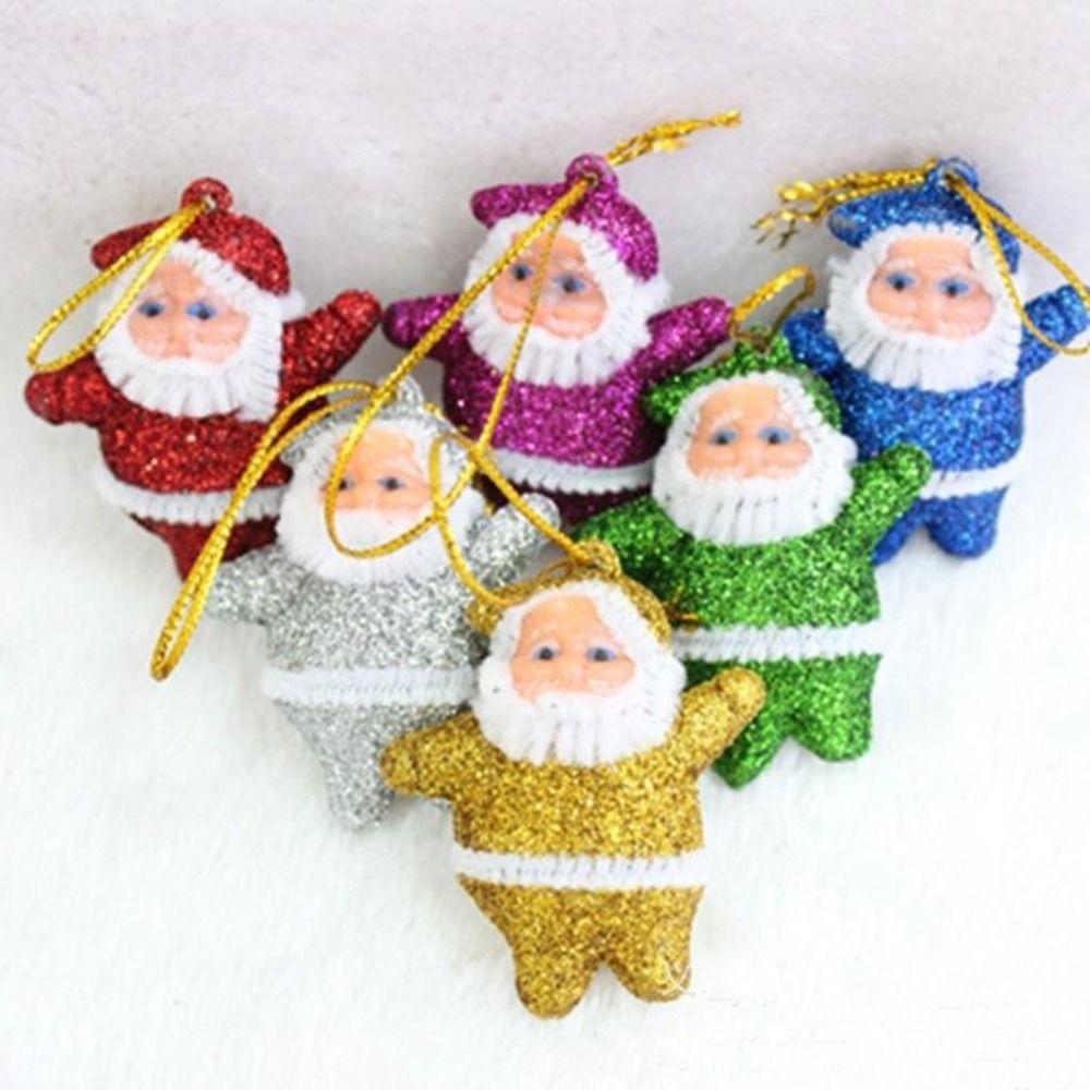 6Pcs Flocking Mini Santa Claus Pendant Colored Christmas Tree Pendant Xmas Tree Hanging FfNew Year
6Pcs Flocking Mini Santa Claus Pendant Colored Christmas Tree Pendant Xmas Tree Hanging FfNew Year