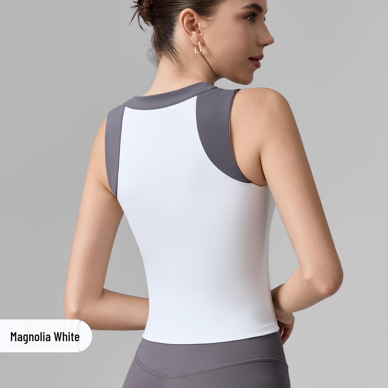 Women s Spring/Summer Colorblock Half-Zip Yoga Tank Top - New Arrivals, Fixed Cup, Perfect for Running and Fitness Small
Women s Spring/Summer Colorblock Half-Zip Yoga Tank Top - New Arrivals, Fixed Cup, Perfect for Running and Fitness Small