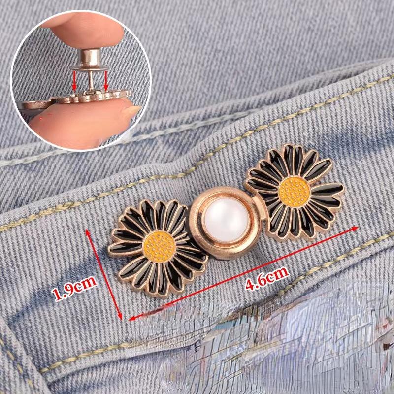 Багаторазові металеві ґудзики, застібка з перламутровою застібкою для штанів, шпилька, висувний ґудзик, пришивні пряжки для джинсів, ідеальна посадка, зменшення талії 1 Pairs
Багаторазові металеві ґудзики, застібка з перламутровою застібкою для штанів, шпилька, висувний ґудзик, пришивні пряжки для джинсів, ідеальна посадка, зменшення талії 1 Pairs