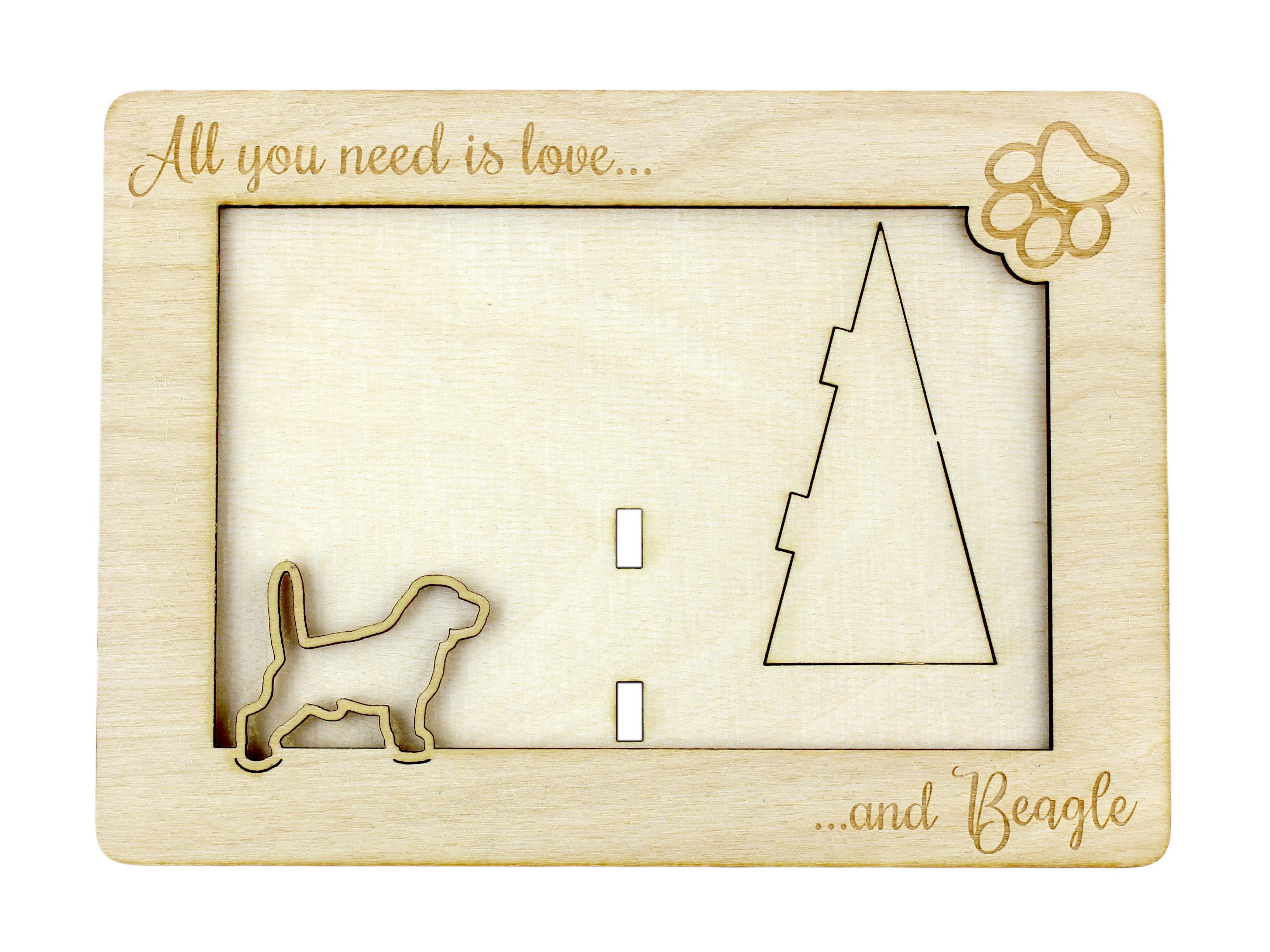 Beagle - Photo frame, engraved wooden frame, a lovely gadget for the dog lover by Art-Dog
Beagle - Photo frame, engraved wooden frame, a lovely gadget for the dog lover by Art-Dog