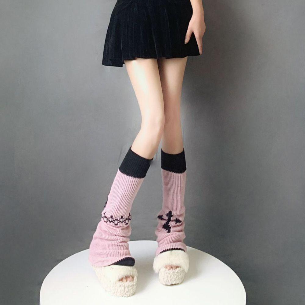 Girls Solid Color Winter Double-sided Wear Knitted Foot Cover Women Leg Warmers Lolita Boots Cover
Girls Solid Color Winter Double-sided Wear Knitted Foot Cover Women Leg Warmers Lolita Boots Cover
