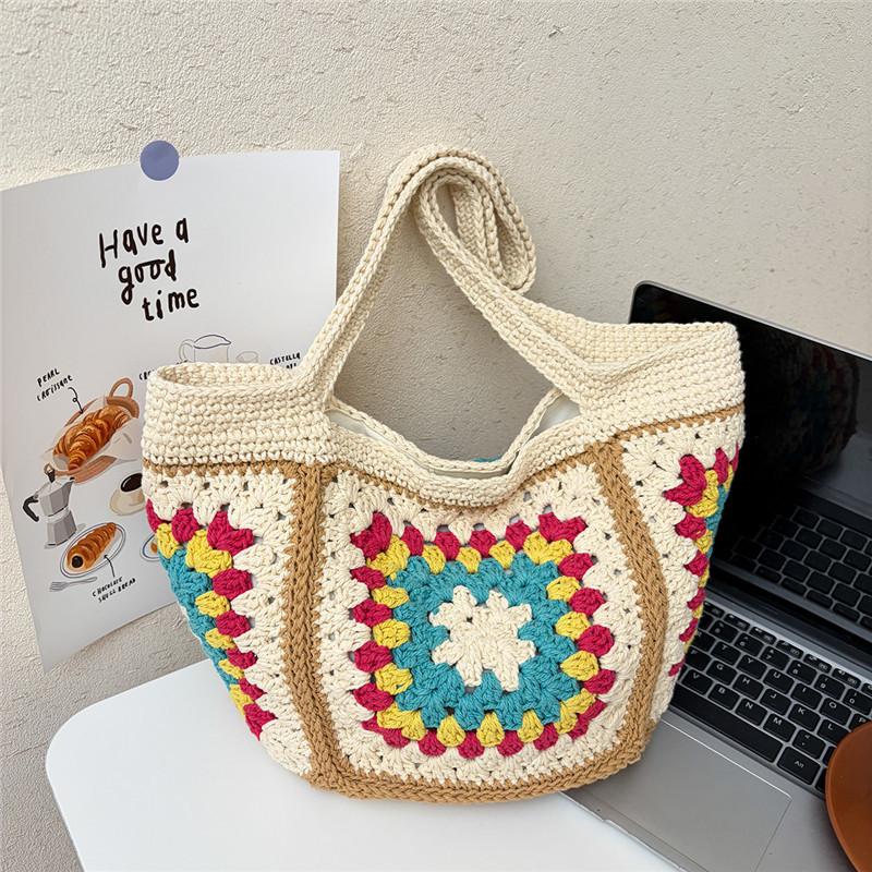 Summer New Woven Shoulder Bag Large Capacity Crossbody Bags Casual and Simple Beach Bag Handmade Straw Purse for Vacati разноцветный
Summer New Woven Shoulder Bag Large Capacity Crossbody Bags Casual and Simple Beach Bag Handmade Straw Purse for Vacati разноцветный