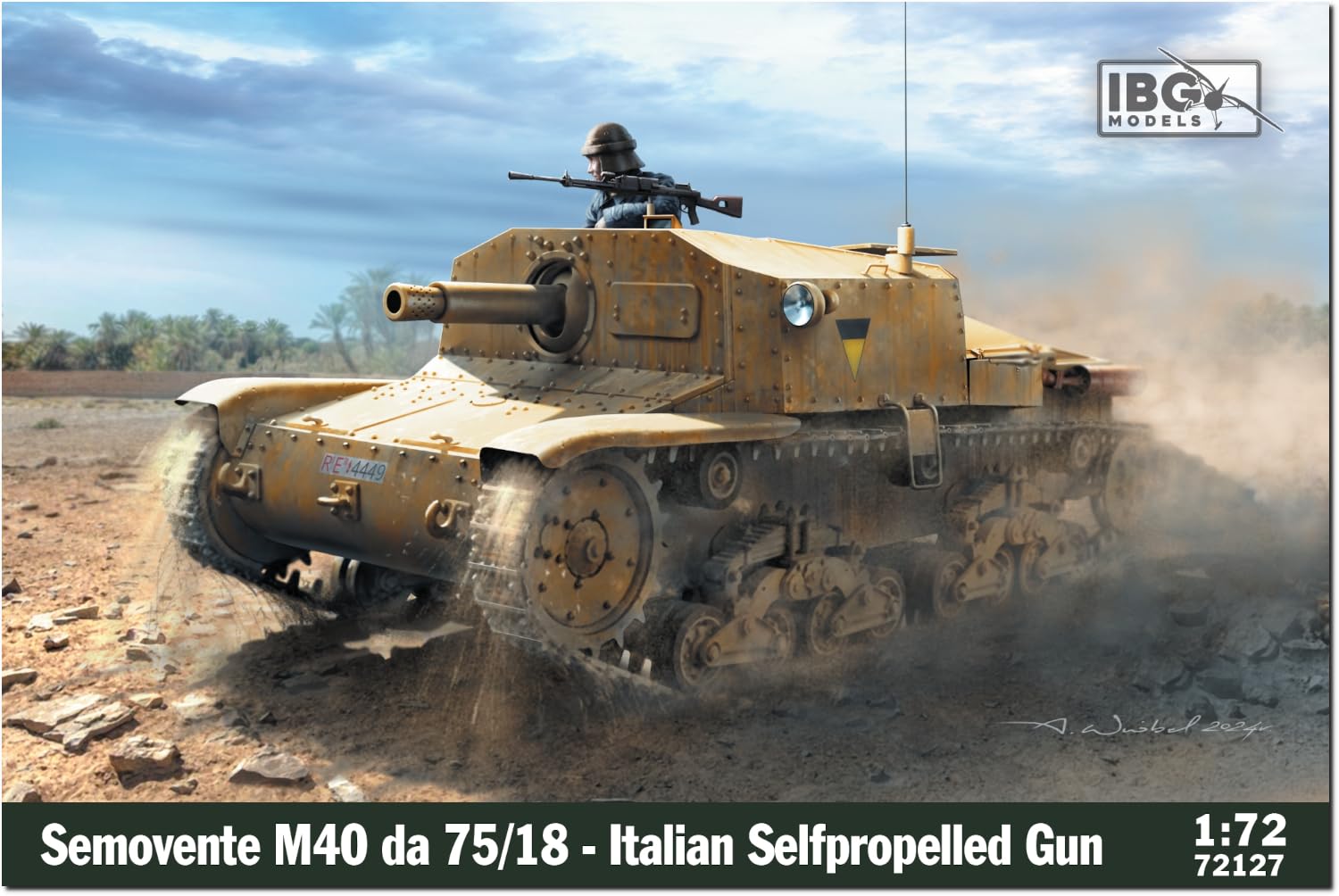 IBG італійський штурмовий пістолет Semovente da пластикова модель PB72127 1/72 75/18 (танк)
IBG італійський штурмовий пістолет Semovente da пластикова модель PB72127 1/72 75/18 (танк)