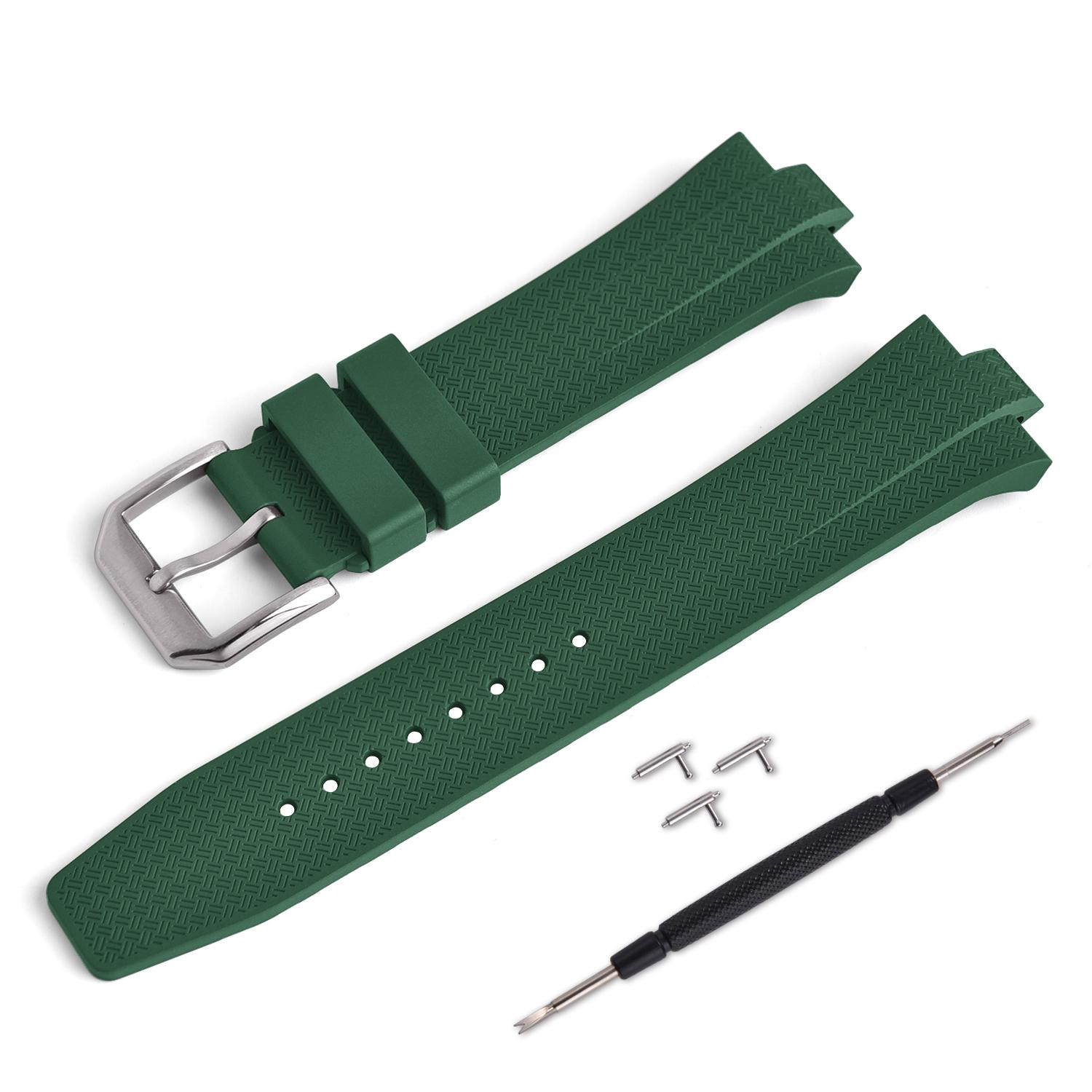 Luxury 9mm FKM Rubber Strap Swiss Made Style Quick Release Convex End Dive Band 9mm
Luxury 9mm FKM Rubber Strap Swiss Made Style Quick Release Convex End Dive Band 9mm