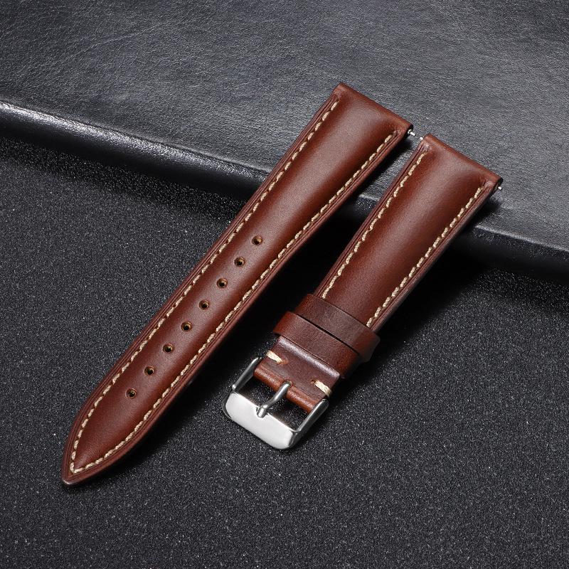 2025 Глянцевый Винтажный Ремешок для Часов из Натуральной Кожи для Samsung и Huawei с Серебряной Пряжкой-Шпилькой 18mm светло-коричневого
2025 Глянцевый Винтажный Ремешок для Часов из Натуральной Кожи для Samsung и Huawei с Серебряной Пряжкой-Шпилькой 18mm светло-коричневого