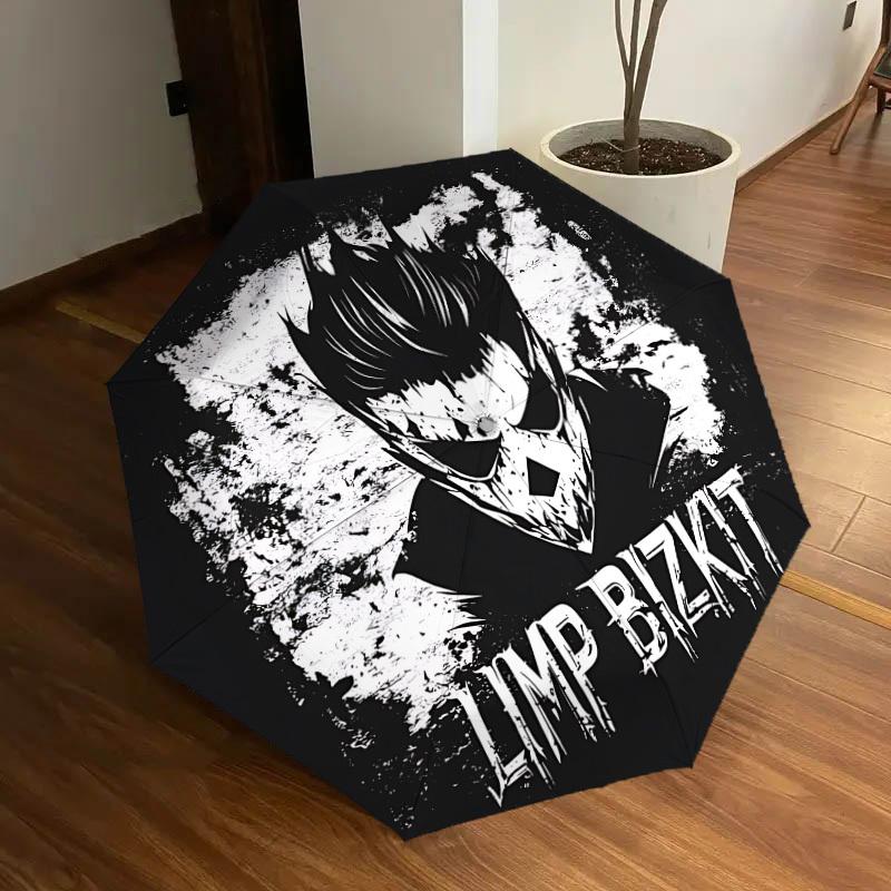 1pc Limp Bizkit Automatic Umbrella | Portable Foldable 8-Rib Manual Open, Casual Accessory, Durable Canopy yy250905042
1pc Limp Bizkit Automatic Umbrella | Portable Foldable 8-Rib Manual Open, Casual Accessory, Durable Canopy yy250905042