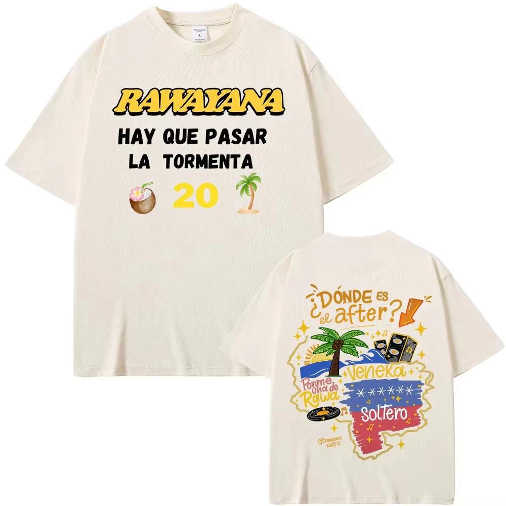Rawayana ¿Donde Es El After Album Tour Tshirt Unisex Women Harajuku Hip Hop Short Sleeve Top Casual Pure Cotton Tee Streetwear S
Rawayana ¿Donde Es El After Album Tour Tshirt Unisex Women Harajuku Hip Hop Short Sleeve Top Casual Pure Cotton Tee Streetwear S