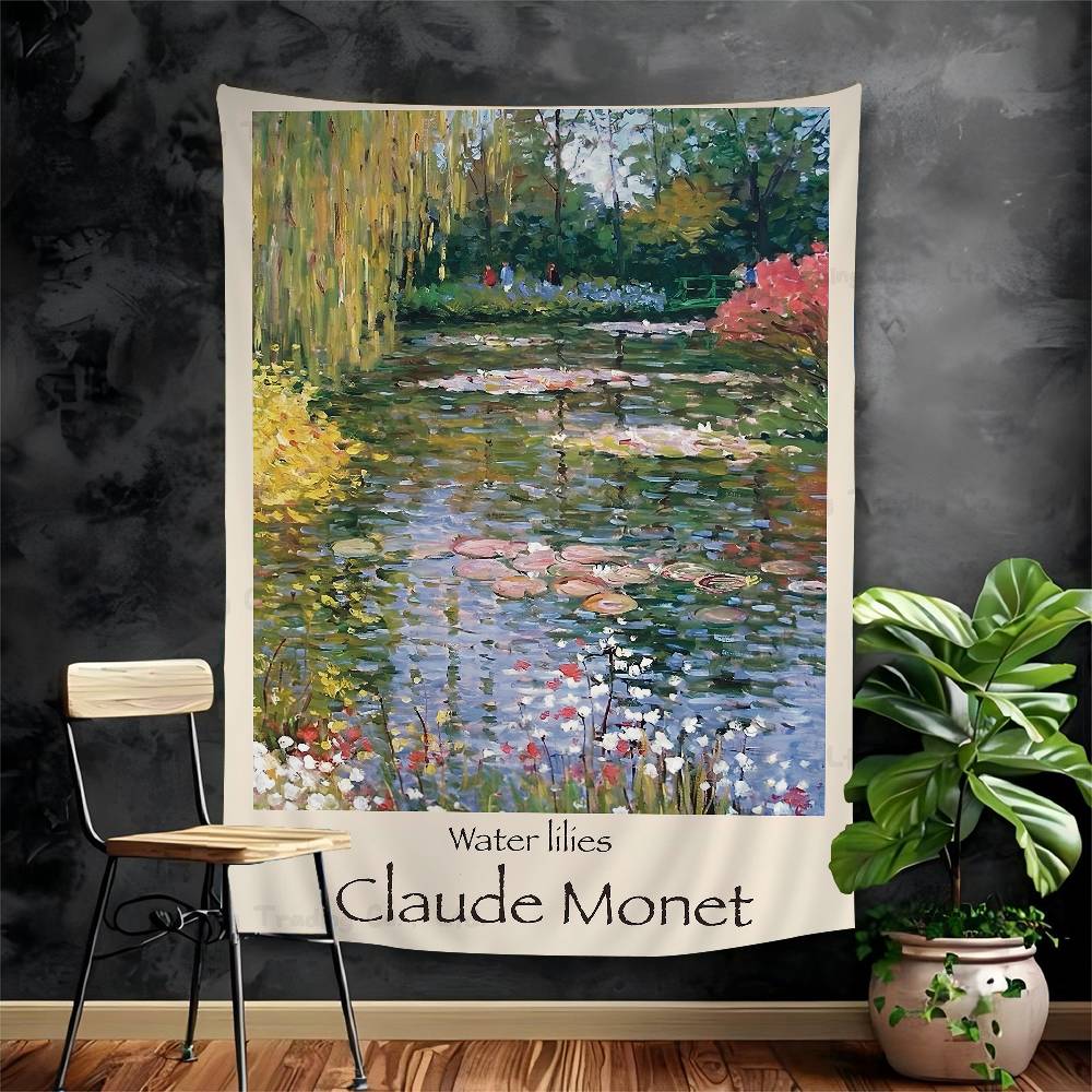 Famous Water Lily Sunrise DIY Wall Tapestry For Living Room Home Dorm Decor Wall Art Decor 74x94cm(29x37in)
Famous Water Lily Sunrise DIY Wall Tapestry For Living Room Home Dorm Decor Wall Art Decor 74x94cm(29x37in)