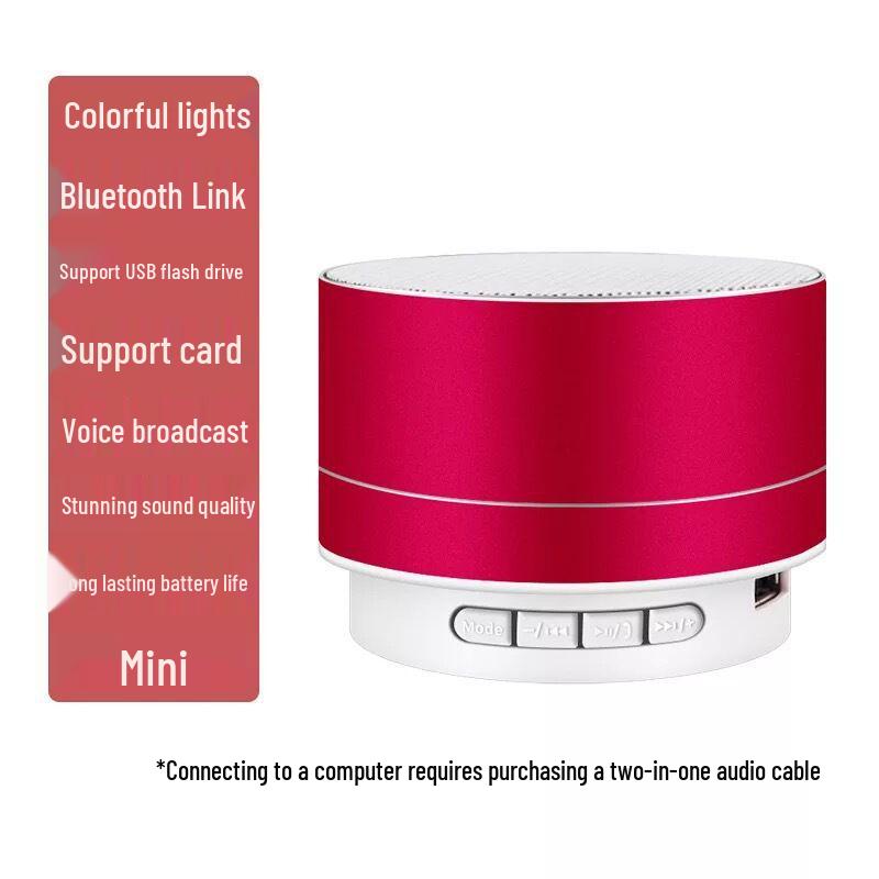 A10 Mini Bluetooth Metal Speaker with Bass - Customizable Gift Option
A10 Mini Bluetooth Metal Speaker with Bass - Customizable Gift Option