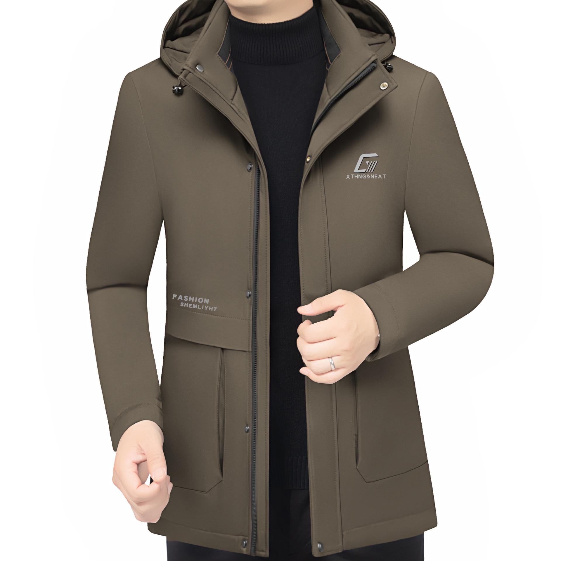 Men s 2025 Winter Cotton Jacket with Plus Velvet Thickened Detachable Liner - Warm Middle-Aged Cold-Protection Clothing. L (120-140 jin) коричневий
Men s 2025 Winter Cotton Jacket with Plus Velvet Thickened Detachable Liner - Warm Middle-Aged Cold-Protection Clothing. L (120-140 jin) коричневий