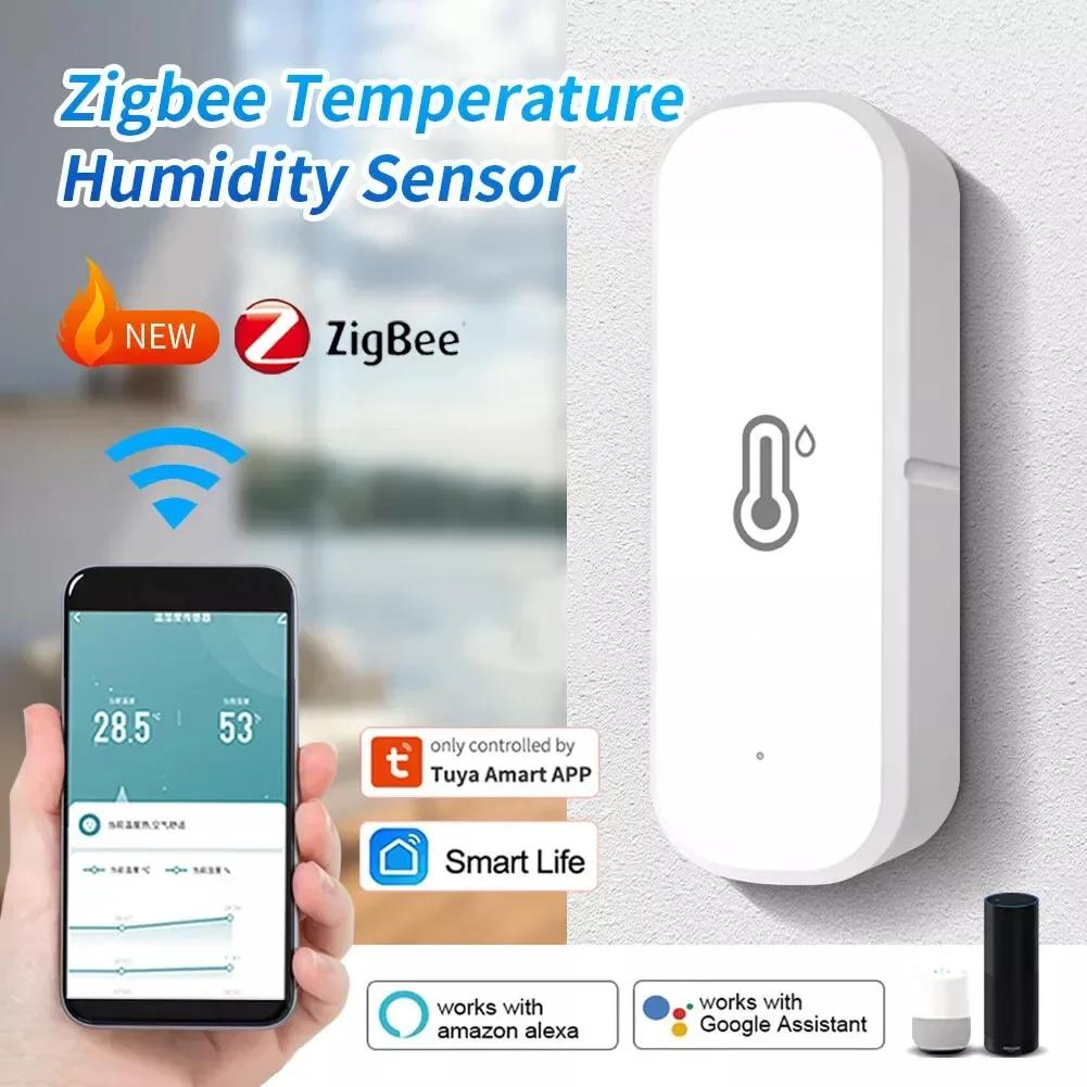 Tuya ZigBee/Cozylife WiFi Smart Temperature and Humidity Sensor with APP Remote Alarm for Home Automation Compatible with Alexa Google Home Cozylife WiFi
Tuya ZigBee/Cozylife WiFi Smart Temperature and Humidity Sensor with APP Remote Alarm for Home Automation Compatible with Alexa Google Home Cozylife WiFi