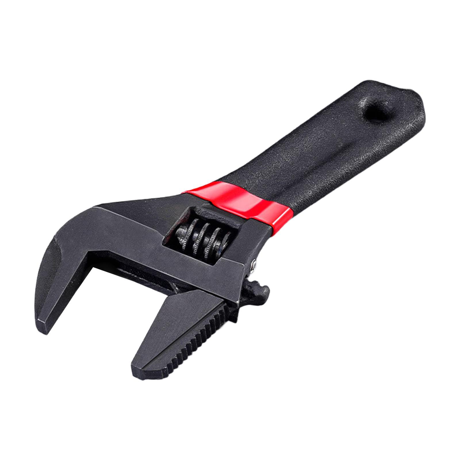 Сверхпрочный регулируемый гаечный ключ из легированной стали с короткой рукояткой, идеально подходящий для сантехники и бытового обслуживания 6IN
Сверхпрочный регулируемый гаечный ключ из легированной стали с короткой рукояткой, идеально подходящий для сантехники и бытового обслуживания 6IN