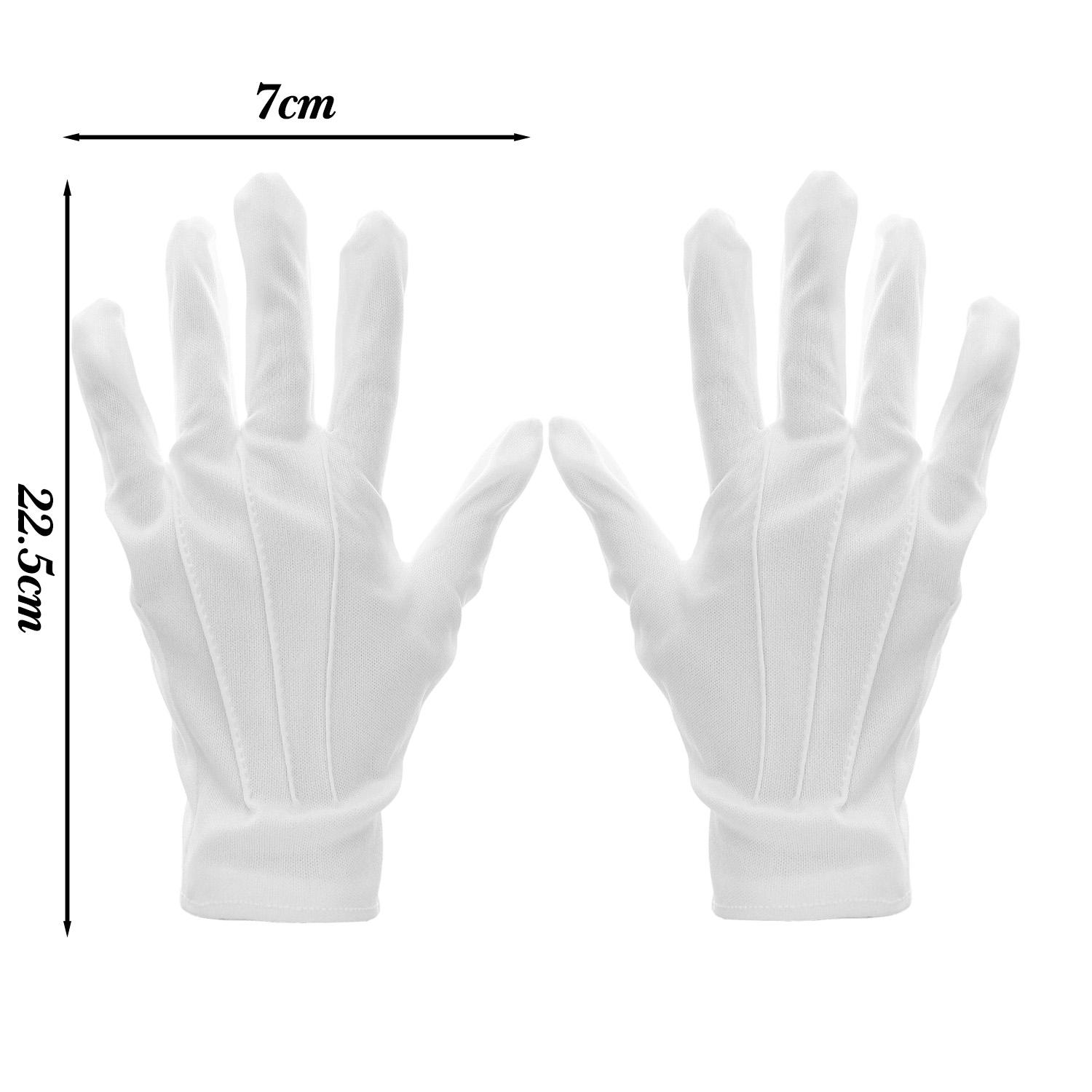 1-10pairs White Cotton Gloves for Women Men Waiters Drivers Jewelry Workers Mitten Full Finger Anti Slip Hand Protector Gloves 1pair
1-10pairs White Cotton Gloves for Women Men Waiters Drivers Jewelry Workers Mitten Full Finger Anti Slip Hand Protector Gloves 1pair