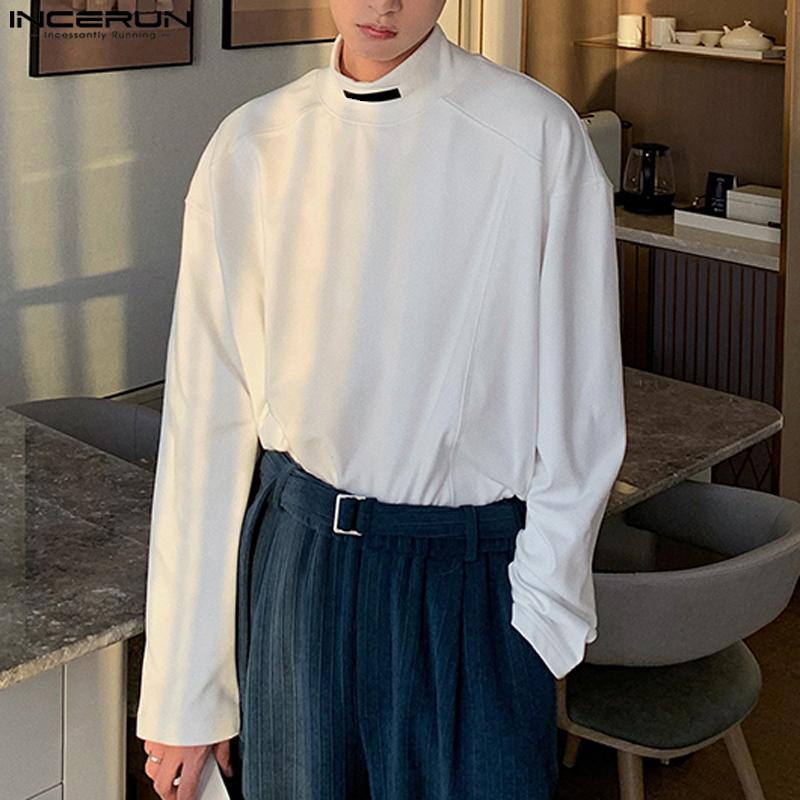 INCERUN Мужские однотонные пуловеры с высоким воротом и длинными рукавами
INCERUN Мужские однотонные пуловеры с высоким воротом и длинными рукавами