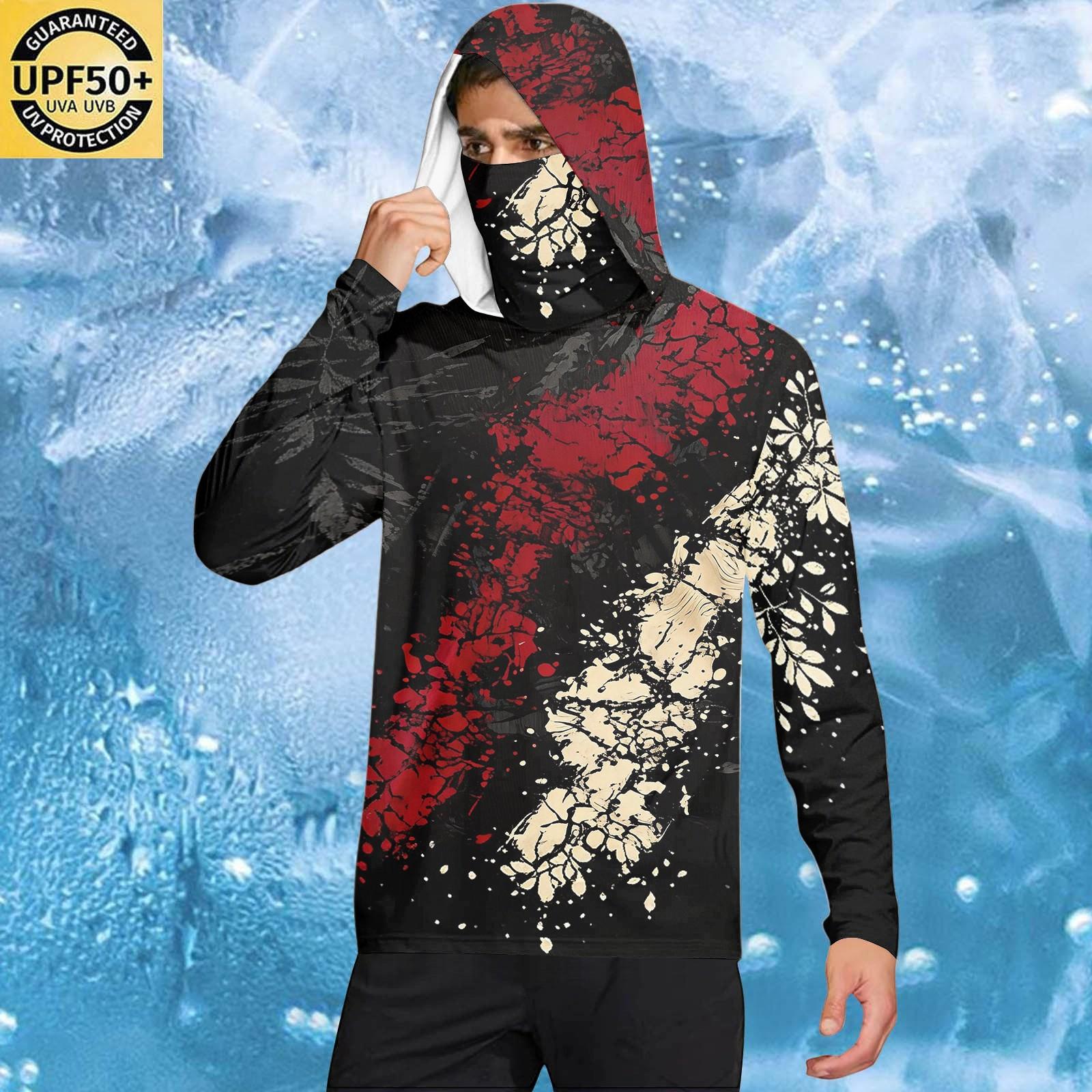 Men s Casual Geometric Print Hooded Long Sleeve Sun Protection Shirt Lightweight Breathable Fabric UV Protection Activewear Top S чёрный
Men s Casual Geometric Print Hooded Long Sleeve Sun Protection Shirt Lightweight Breathable Fabric UV Protection Activewear Top S чёрный