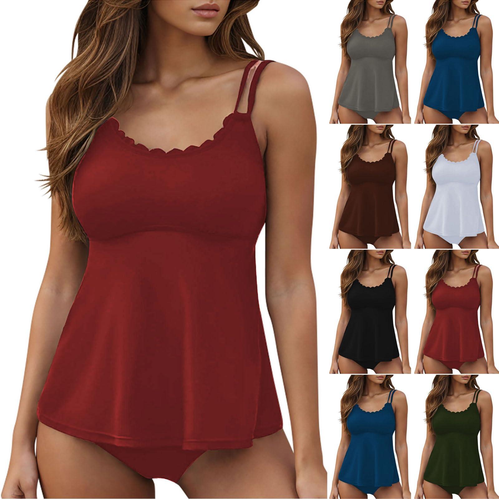 Women s Split Fashion Sexy Triangles Solid Colour Double Bikini With Bra Pads No Steel Bra Swimsuit XXL чорний
Women s Split Fashion Sexy Triangles Solid Colour Double Bikini With Bra Pads No Steel Bra Swimsuit XXL чорний