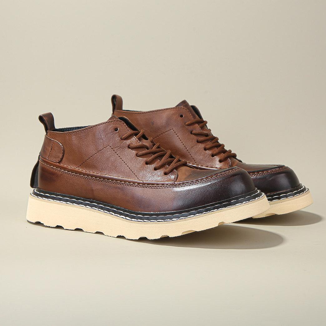Men s Premium Leather High Top Boots, Vintage Top Grain Cowhide Casual Skate Shoes, Breathable Soft Sole Retro Ankle Boots 44 коричневий
Men s Premium Leather High Top Boots, Vintage Top Grain Cowhide Casual Skate Shoes, Breathable Soft Sole Retro Ankle Boots 44 коричневий