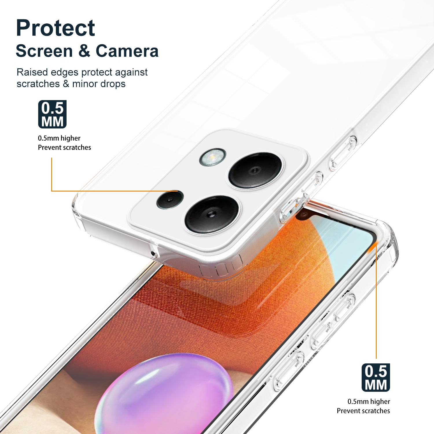 For Xiaomi Redmi Note 13 Pro 4G/Poco M6 Pro 4G Case Clear TPU+PC Shockproof Phone Shell White
For Xiaomi Redmi Note 13 Pro 4G/Poco M6 Pro 4G Case Clear TPU+PC Shockproof Phone Shell White