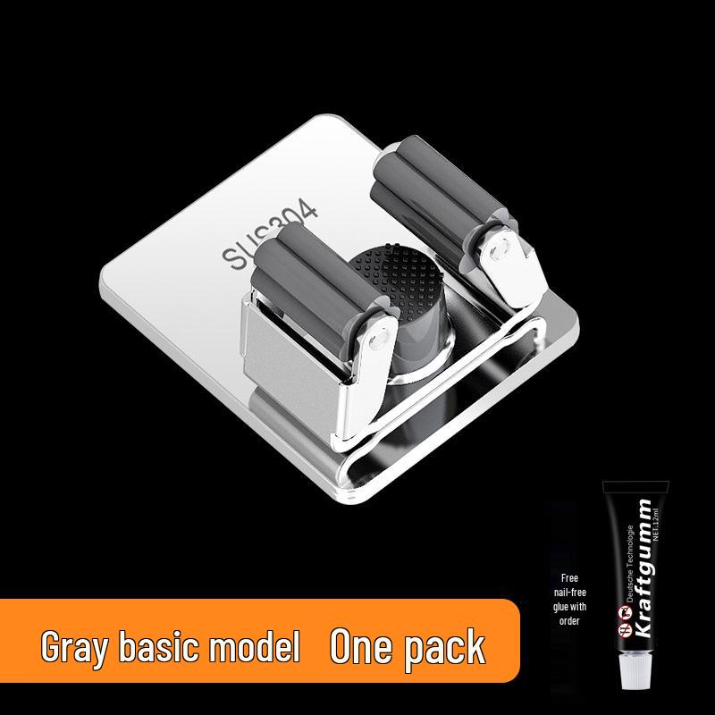 No-Punch Stainless Steel Mop Holder for Bathroom, Balcony, or Door
No-Punch Stainless Steel Mop Holder for Bathroom, Balcony, or Door