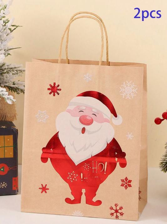 2/6/12 Pcs Christmas Gift Bags with Handles, Santa Reindeer Snowman Kraft Paper Bags for Holiday Party Gift Wrapping 21x15x5m
2/6/12 Pcs Christmas Gift Bags with Handles, Santa Reindeer Snowman Kraft Paper Bags for Holiday Party Gift Wrapping 21x15x5m