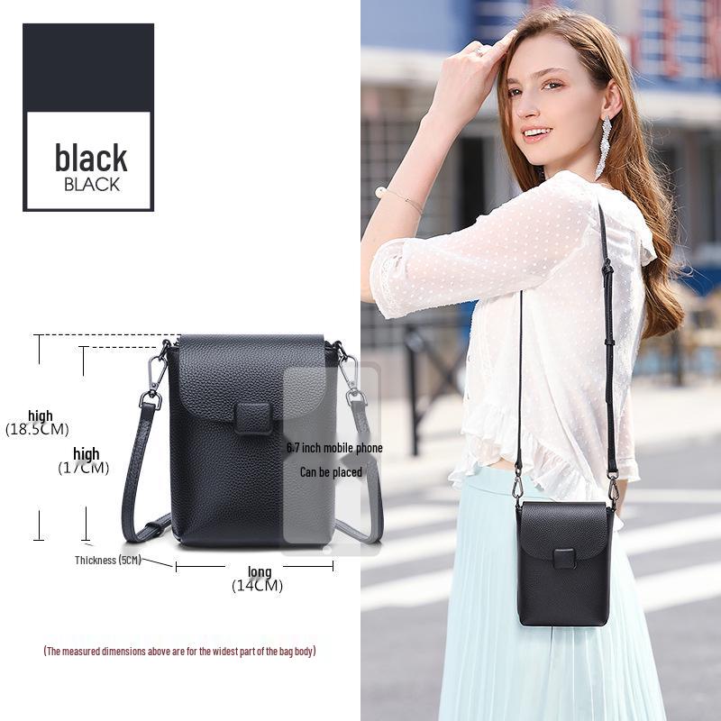 Mini Genuine Leather Anti-Theft Crossbody Phone Bag for Women, 2026 - Soft Cowhide, Versatile, Single Shoulder Bag.
Mini Genuine Leather Anti-Theft Crossbody Phone Bag for Women, 2026 - Soft Cowhide, Versatile, Single Shoulder Bag.