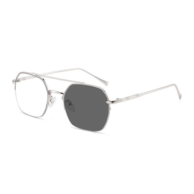 Color-Changing Half-Frame Glasses Day And Night Flat Glasses Fashionable Versatile Sunglasses Sunshade Sunglasses
Color-Changing Half-Frame Glasses Day And Night Flat Glasses Fashionable Versatile Sunglasses Sunshade Sunglasses