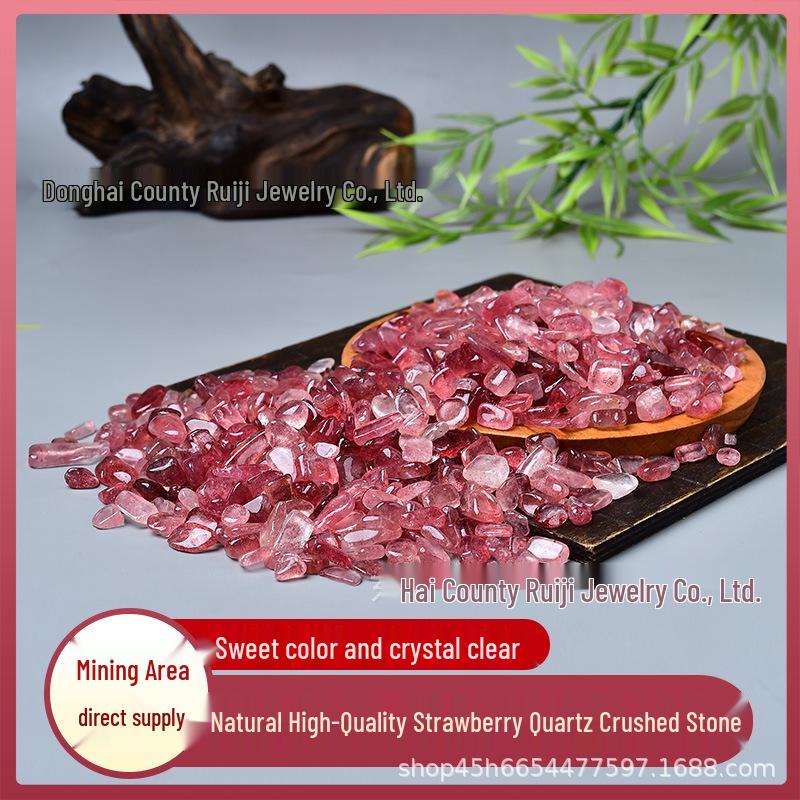 Red Strawberry Quartz Gravel: Raw Stone Particles for Buddha Worship and Manza 7-9mm 100g
Red Strawberry Quartz Gravel: Raw Stone Particles for Buddha Worship and Manza 7-9mm 100g