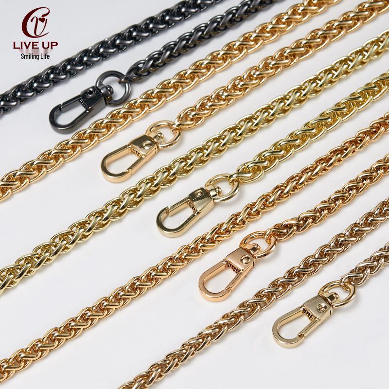 7mm Black Lantern Chain Jewelry Strap for Bags and Accessories - Metal Chain with Free Shipping Total Length 50CM with Buckle
7mm Black Lantern Chain Jewelry Strap for Bags and Accessories - Metal Chain with Free Shipping Total Length 50CM with Buckle