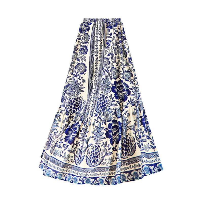Vacation Style Elastic Waist Print Midi Skirt – A-line Beach Skirt 22057767 L Темно-синій
Vacation Style Elastic Waist Print Midi Skirt – A-line Beach Skirt 22057767 L Темно-синій