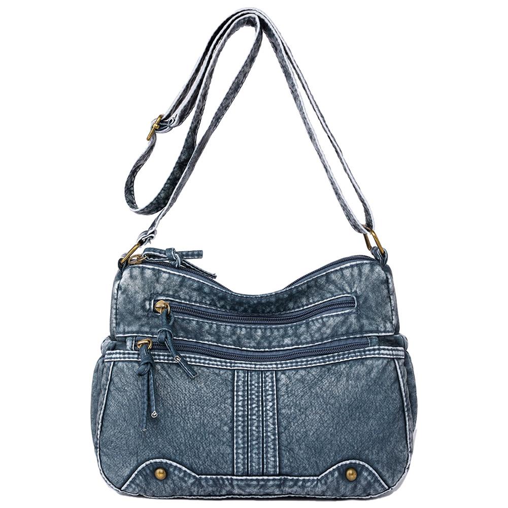 Ladies Crossbody Bag Vintage Riveted PU Soft Leather Shoulder Bags Fashion Middle Aged Mom s Tote Bag High Capacity Satchels синий
Ladies Crossbody Bag Vintage Riveted PU Soft Leather Shoulder Bags Fashion Middle Aged Mom s Tote Bag High Capacity Satchels синий