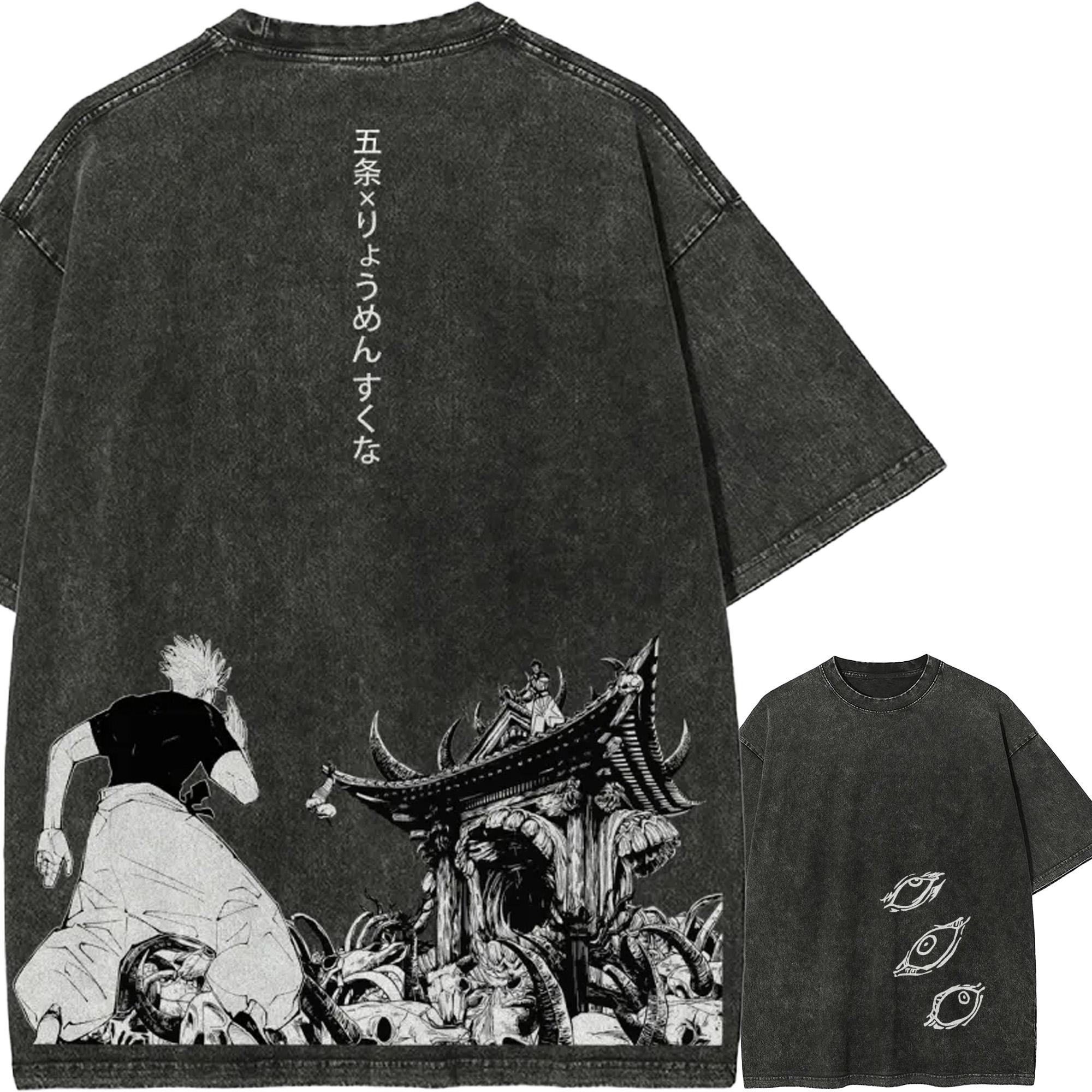 Jujutsu Kaisen Gojo vs Sukuna Vintage TShirt Men Retro Acid Wash Graphic Tee Cotton Oversized Harajuku Streetwear Anime Top M
Jujutsu Kaisen Gojo vs Sukuna Vintage TShirt Men Retro Acid Wash Graphic Tee Cotton Oversized Harajuku Streetwear Anime Top M