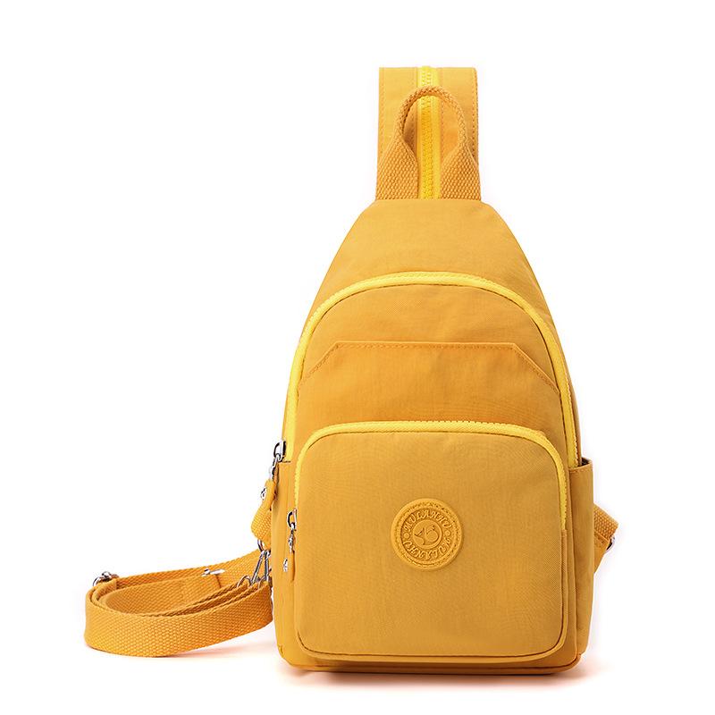 Женская большая вместительная нагрудная сумка, легкий водоотталкивающий нейлоновый дорожный рюкзак жёлтый
Женская большая вместительная нагрудная сумка, легкий водоотталкивающий нейлоновый дорожный рюкзак жёлтый