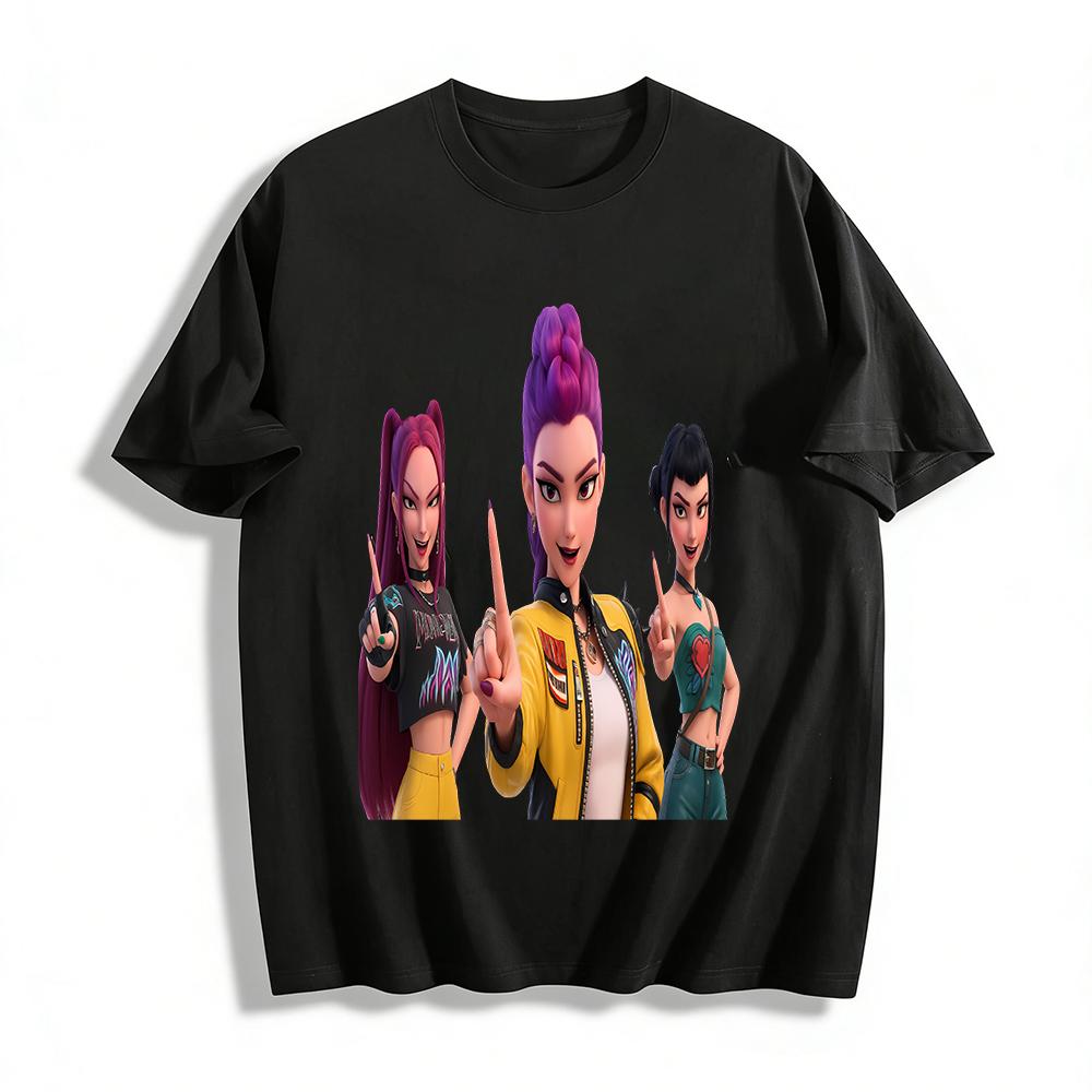 Cool Girl Group Print Short Sleeve T-shirts Trendy Street Style Hip Hop Tops Unisex Casual Tees Pure cotton T-shirt XXS
Cool Girl Group Print Short Sleeve T-shirts Trendy Street Style Hip Hop Tops Unisex Casual Tees Pure cotton T-shirt XXS